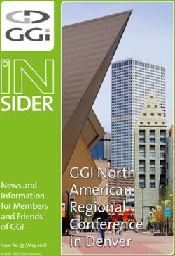 GGI North American Regional Conference - News and Information for Members and Friends of GGI