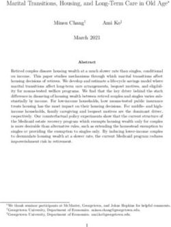 Marital Transitions, Housing, and Long-Term Care in Old Age