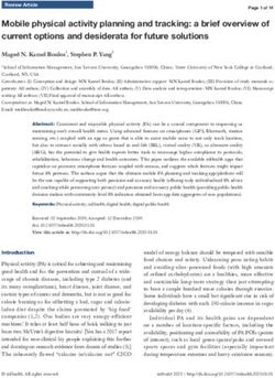 Mobile physical activity planning and tracking: a brief overview of current options and desiderata for future solutions - mHealth