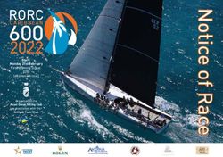 2022START: MONDAY 21ST FEBRUARY - FIRST WARNING SIGNAL: 1050 - ROYAL OCEAN RACING CLUB