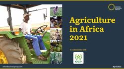 Agriculture in Africa 2021 - In collaboration with April 2021 - United Nations Convention to ...