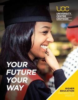 HIGHER EDUCATION PROSPECTUS - Croydon College