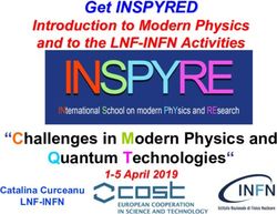 "Challenges in Modern Physics and Quantum Technologies" - Get INSPYRED Introduction to Modern Physics and to the LNF-INFN Activities - INFN-LNF ...