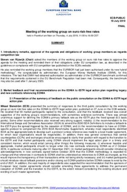 Meeting of the working group on euro risk-free rates