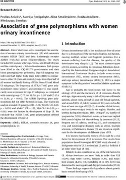 Association of gene polymorphisms with women urinary incontinence