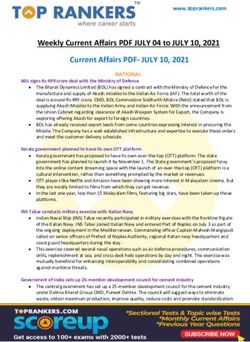 Weekly Current Affairs PDF JULY 04 to JULY 10, 2021 Current Affairs PDF- JULY 10, 2021 - TopRankers