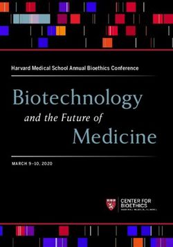 Biotechnology and the Future of - Harvard Medical School Annual Bioethics Conference - Harvard Medical School ...
