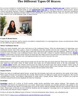 The Different Types Of Braces