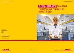 A FRESH APPROACH TO AIRLINE CATERING AND "ABOVE THE WING" SPEND