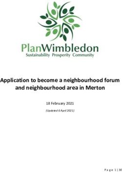 Application to become a neighbourhood forum and neighbourhood area in Merton - 18 February 2021
