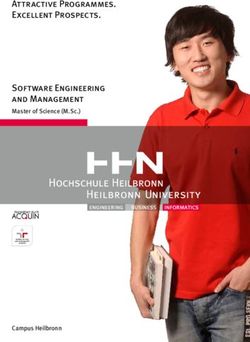Attractive Programmes. Excellent Prospects. Software Engineering and Management - Master of Science (M.Sc.) - Campus Heilbronn