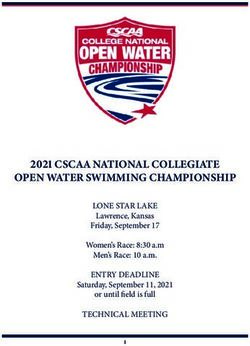 2021 CSCAA NATIONAL COLLEGIATE OPEN WATER SWIMMING CHAMPIONSHIP - LONE STAR LAKE Lawrence, Kansas Friday, September 17 ENTRY DEADLINE TECHNICAL ...
