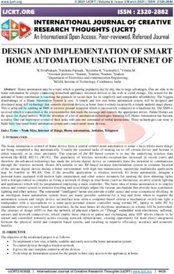 DESIGN AND IMPLEMENTATION OF SMART HOME AUTOMATION USING INTERNET OF - IJCRT
