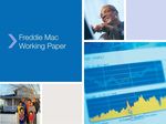 On the Economics of Subprime Lending - Amy Crews Cutts and Robert Van Order January 2004 Freddie Mac Working Paper #04-01 8200 Jones Branch Drive ...
