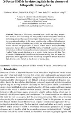 X-Factor HMMs for detecting falls in the absence of fall-specific training data