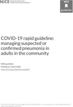 COVID-19 rapid guideline: managing suspected or confirmed pneumonia in adults in the community - NICE
