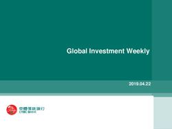 Global Investment Weekly 2019.04.22 - CTBC Private Banking