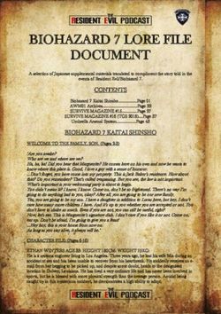 BIOHAZARD 7 LORE FILE DOCUMENT