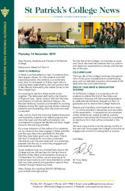 Thursday 14 November 2019 - St Patrick's College News
