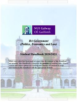 BA Government (Politics, Economics and Law) - NUI ...