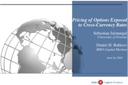 Pricing of Options Exposed to Cross-Currency Rates - Sebastian Jaimungal University of Toronto