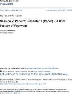 Session 2: Panel 2: Presenter 1 (Paper) - A Brief History of Footwear - Portland State ...