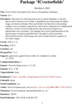 Package 'ICvectorfields' - October 6, 2021 - CRAN