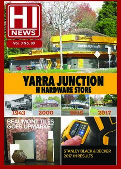 HINEWS - YARRA JUNCTION H HARDWARE STORE - Hardware News Network