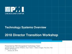 2018 Director Transition Workshop - Technology Systems Overview Presented by PMI Chicagoland Technology Team - PMI Chicagoland Chapter