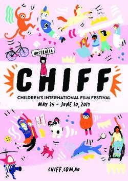 CHILDREN'S INTERNATIONAL FILM FESTIVAL - May 24 - June 10, 2019 CHIFF.COM.AU - Classic Cinemas