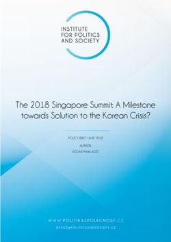 The 2018 Singapore Summit: A Milestone towards Solution to the Korean Crisis?