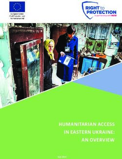 HUMANITARIAN ACCESS IN EASTERN UKRAINE: AN OVERVIEW - Global ...