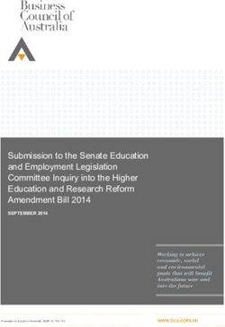 Submission to the Senate Education and Employment Legislation Committee Inquiry into the Higher Education and Research Reform Amendment Bill 2014 ...