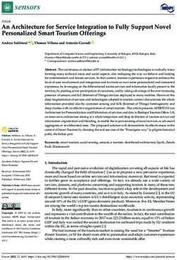 An Architecture for Service Integration to Fully Support Novel Personalized Smart Tourism Offerings