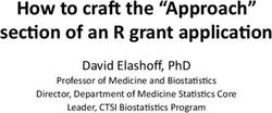 How to cra the "Approach" sec1on of an R grant applica1on