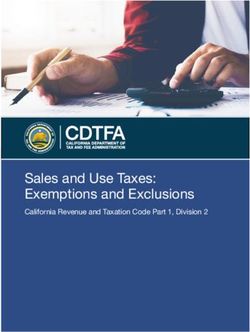 Sales and Use Taxes: Exemptions and Exclusions - California Revenue and Taxation Code Part 1, Division 2 - CDTFA