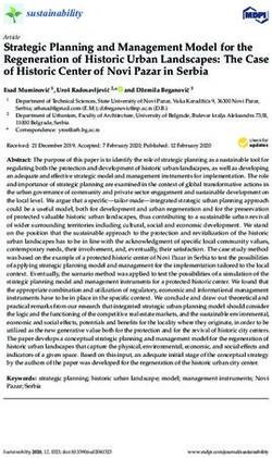 Strategic Planning and Management Model for the Regeneration of Historic Urban Landscapes: The Case of Historic Center of Novi Pazar in Serbia - MDPI