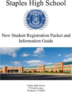 Staples High School New Student Registration Packet and Information Guide - Staples High School 70 North Avenue Westport, CT 06880 - Westport ...