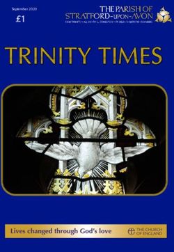 £1 September 2020 - Holy Trinity, Stratford-upon-Avon