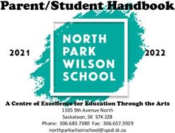 2022 2021 Parent/Student Handbook - 1505 9th Avenue North Saskatoon, SK S7K 2Z8 Phone: Fax