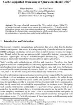 Cache-supported Processing of Queries in Mobile DBS