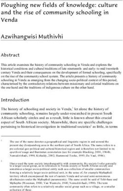 Ploughing new fields of knowledge: culture and the rise of community schooling in Venda Azwihangwisi Muthivhi