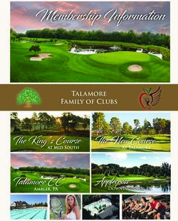 Membership Information - The King's Course - Talamore Country Club