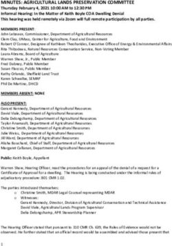 MINUTES: AGRICULTURAL LANDS PRESERVATION COMMITTEE