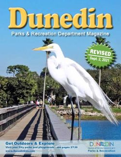 Parks & Recreation Department Magazine - REVISED Sept. 2, 2021 - City of Dunedin