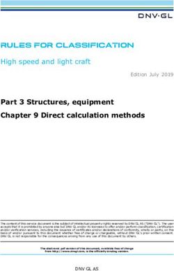 RULES FOR CLASSIFICATION - High speed and light craft