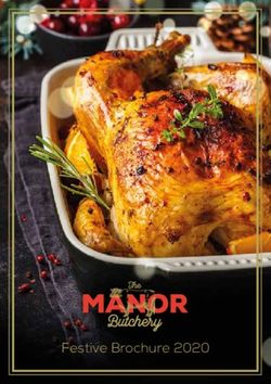 Festive Brochure 2020 - The Manor Butchery