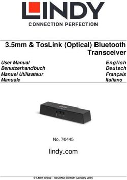 3.5mm & TosLink (Optical) Bluetooth Transceiver - lindy.com - User Manual Benutzerhandbuch Manuel Utilisateur Manuale - Huss Licht & Ton