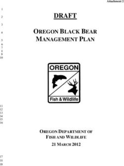 DRAFT OREGON BLACK BEAR MANAGEMENT PLAN - OREGON DEPARTMENT OF FISH AND WILDLIFE 21 MARCH 2012 - ODFW