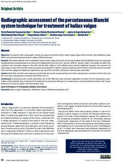 Radiographic assessment of the percutaneous Bianchi system technique for treatment of hallux valgus